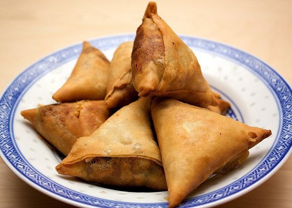   -  (samosas)